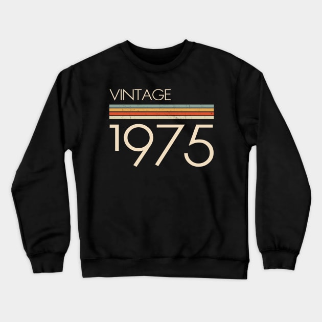 Vintage Classic 1975 Crewneck Sweatshirt by adalynncpowell
